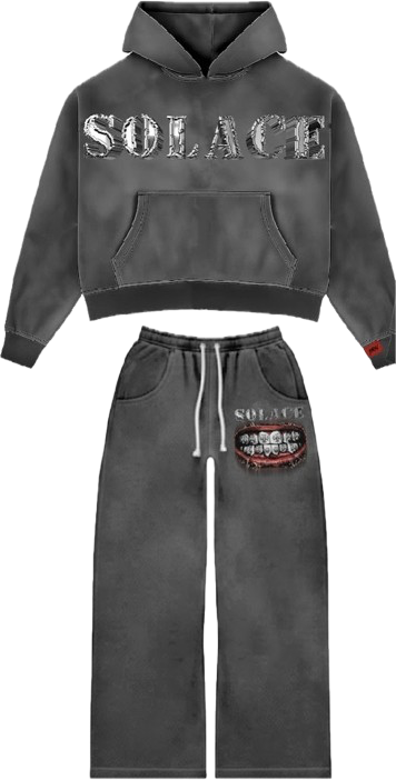 Grey Solace Hoodie Set