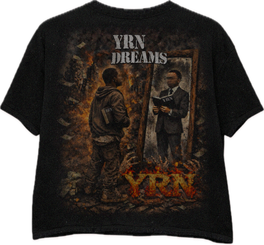 YRN University Tee back